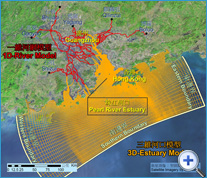 一維河網(wǎng)模型及三維河口模型